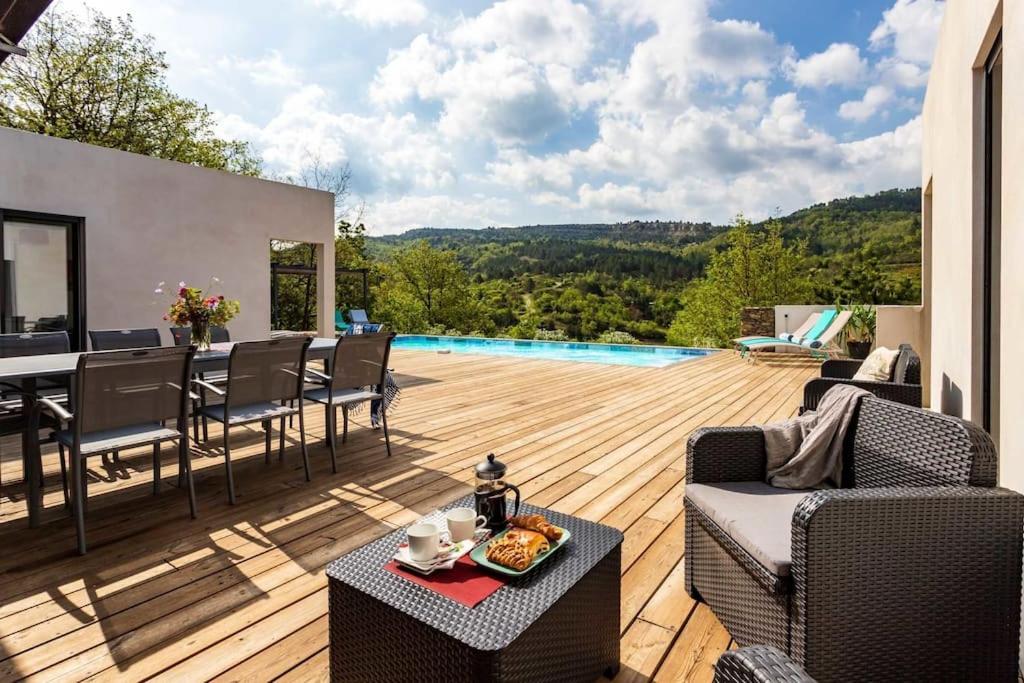 Villa Blanche, Contemporary, Cathars, Couiza, Carcassonne Exterior foto