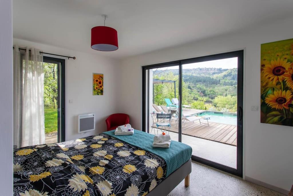 Villa Blanche, Contemporary, Cathars, Couiza, Carcassonne Exterior foto