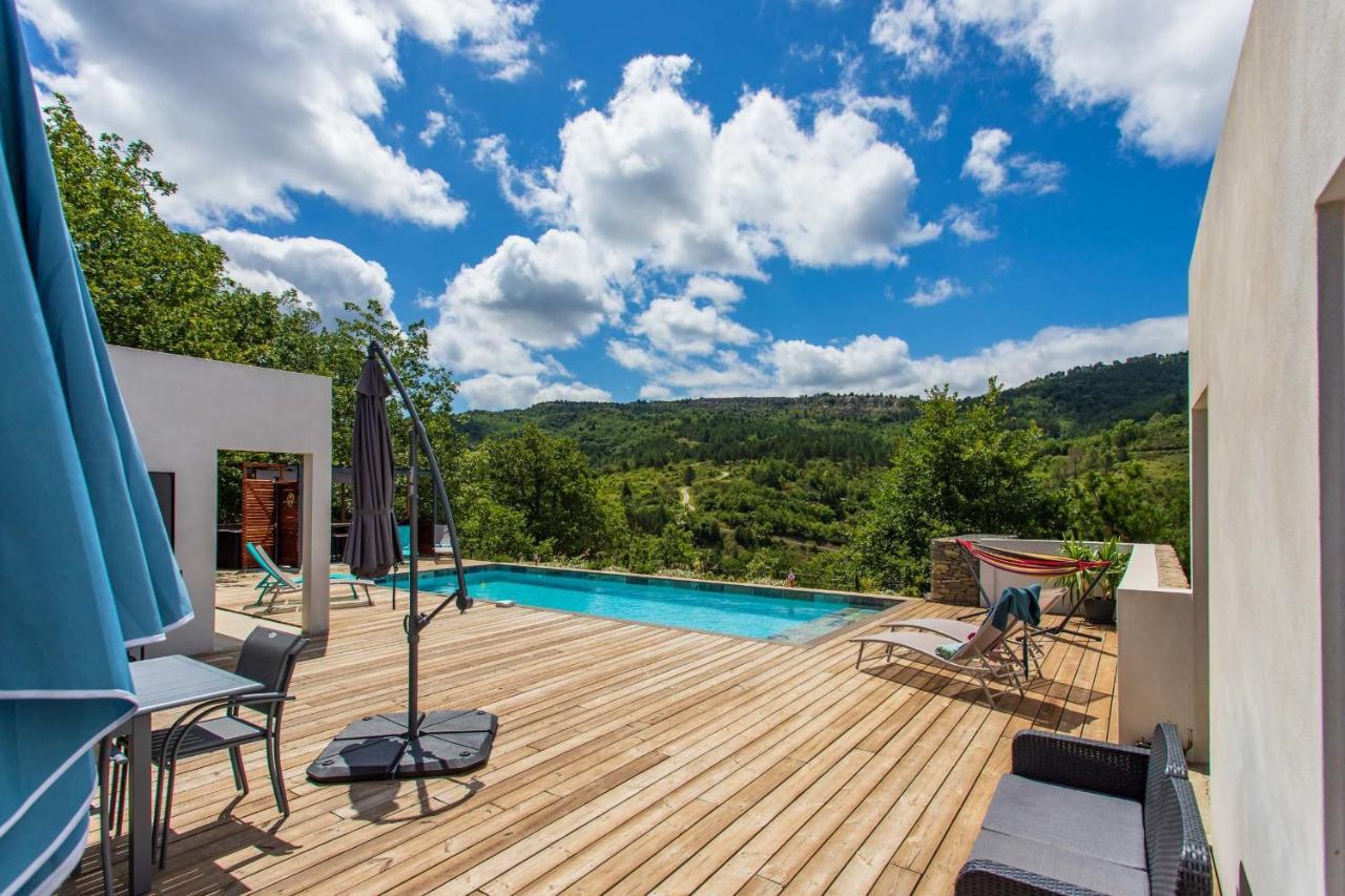Villa Blanche, Contemporary, Cathars, Couiza, Carcassonne Exterior foto