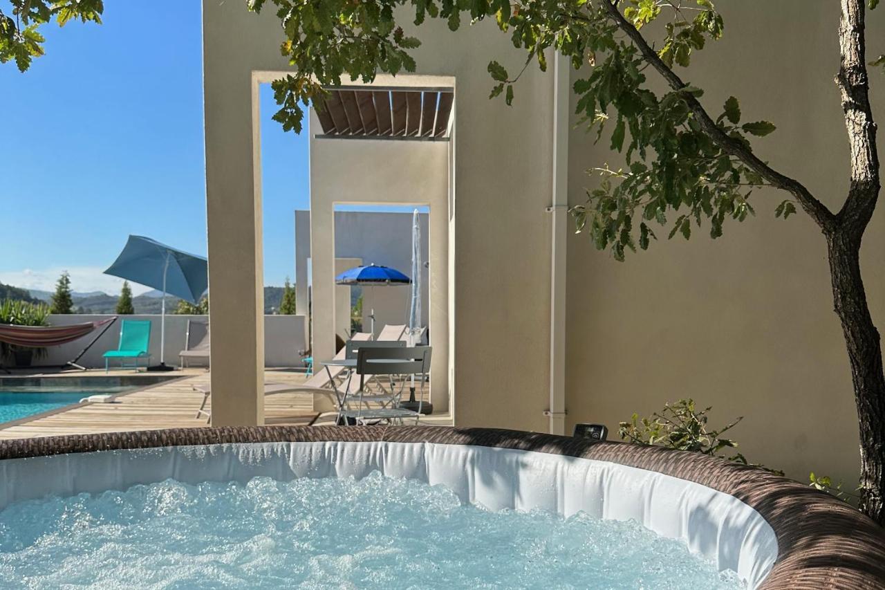 Villa Blanche, Contemporary, Cathars, Couiza, Carcassonne Exterior foto